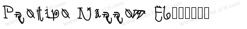 Protipo Narrow Eb字体转换